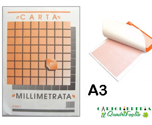 Blocco Carta millimetrata A4 formato 21x29,7 Fg.10 » Il QuadrifoglioWeb