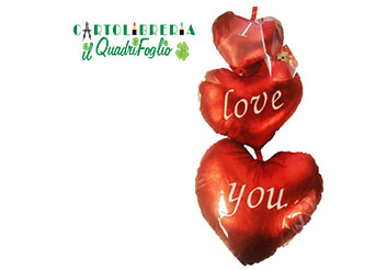 Tris Cuori Rossi San Valentino Con Scritta I Love You » Il QuadrifoglioWeb