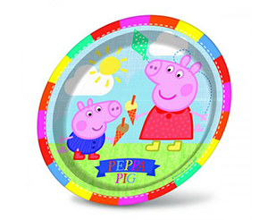 Piatti torta festa compleanno Peppa Pig Pz.8 » Il QuadrifoglioWeb