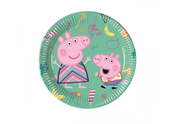 Piatti torta festa compleanno Peppa Pig Pz.8 » Il QuadrifoglioWeb
