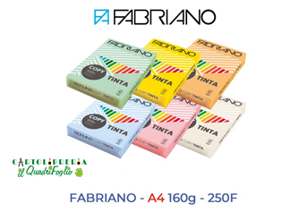 Cartoncino colorato Fabriano A4 gr.160 Fg.250 » Il QuadrifoglioWeb